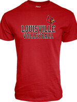 BLUE 84 TEE, SS, OPPO, VOLLEYBALL, RED, UL