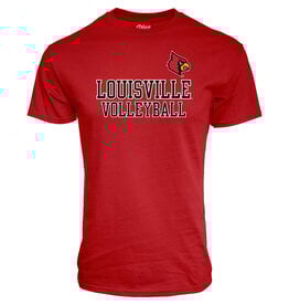 BLUE 84 TEE, SS, OPPO, VOLLEYBALL, RED, UL