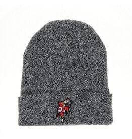 KNIT, DUNKING BIRD, MARLED, BLK, UL