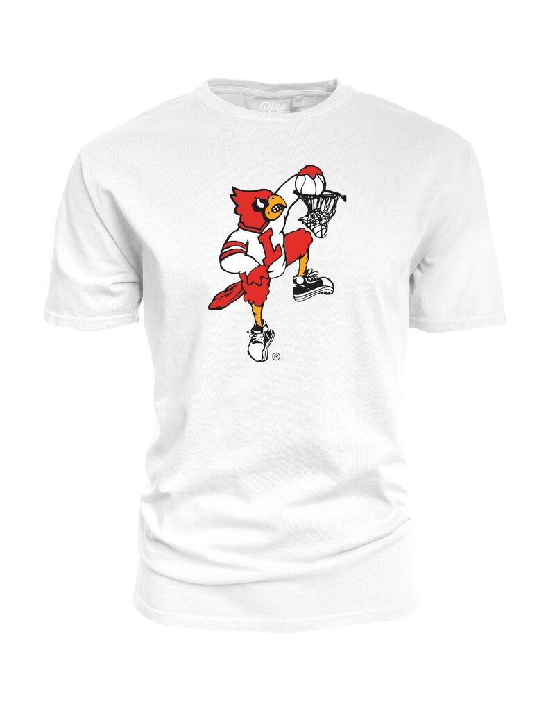 BLUE 84 TEE, SS, DUNKING BIRD, WHITE, UL