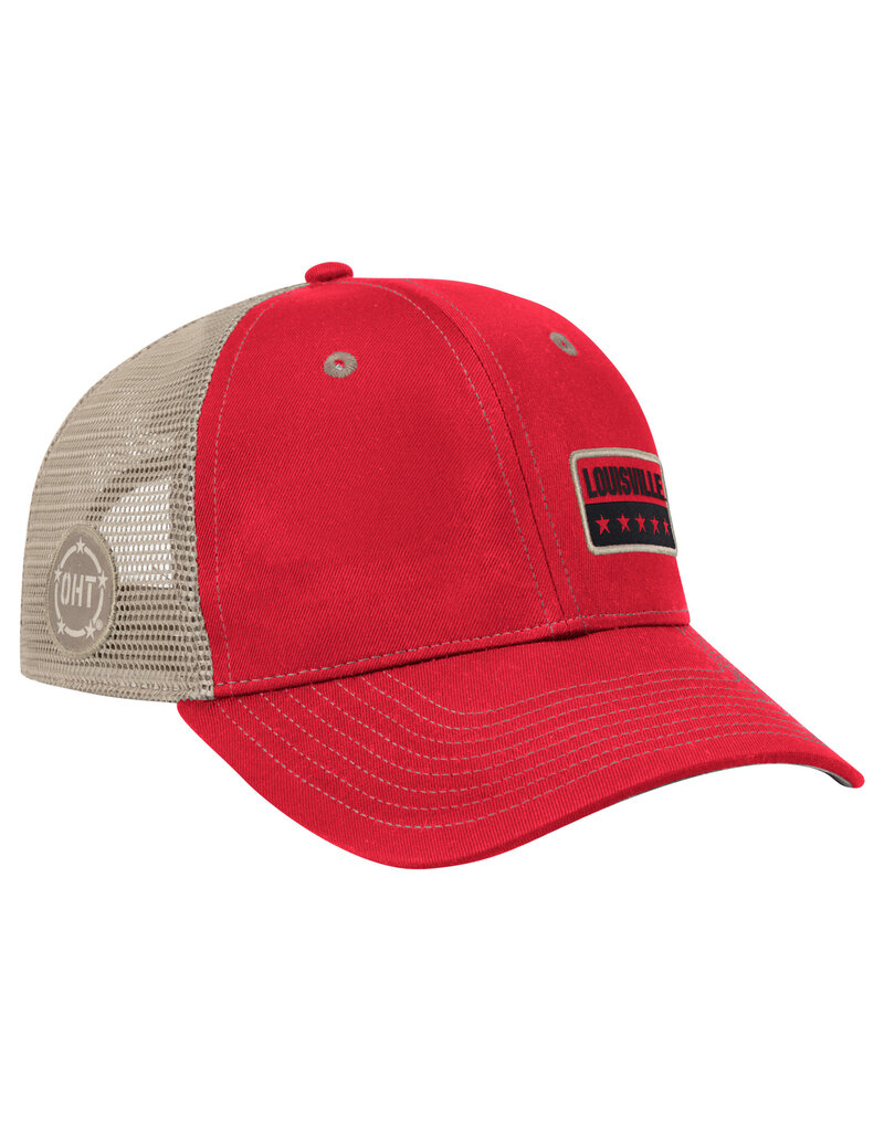 Colosseum Athletics HAT, OHT, ADJ, SNAPBACK, MOS, RED, UL