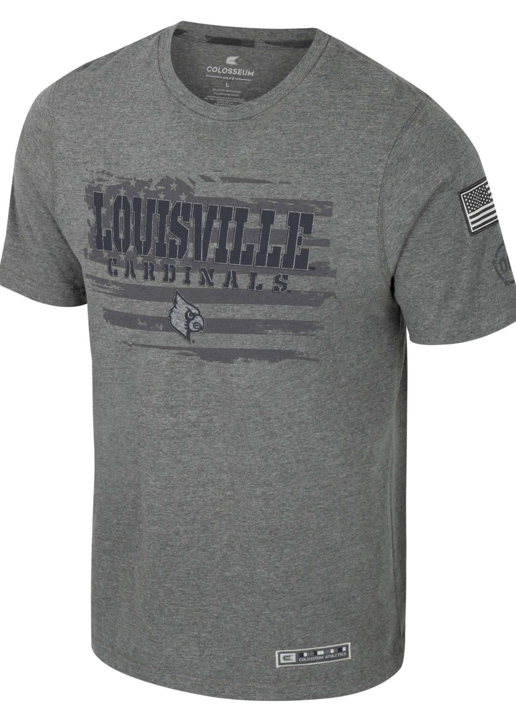 Colosseum Athletics TEE, OHT, SS, BOOYAH, GREY, UL