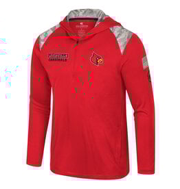 Colosseum Athletics PULLOVER, 1/4 ZIP,HOODED, MOJAVE, UL