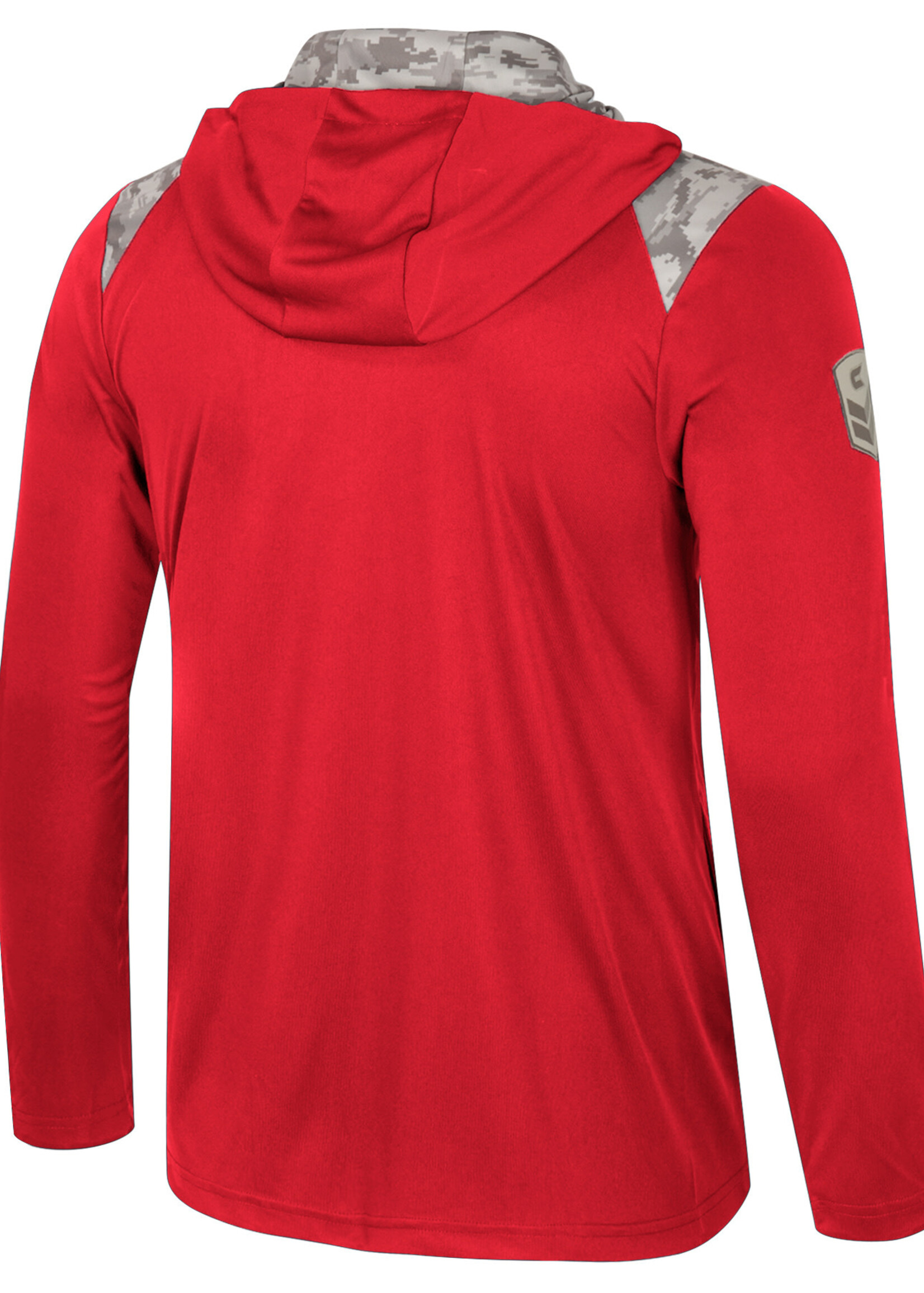 Colosseum Athletics PULLOVER, 1/4 ZIP,HOODED, MOJAVE, UL