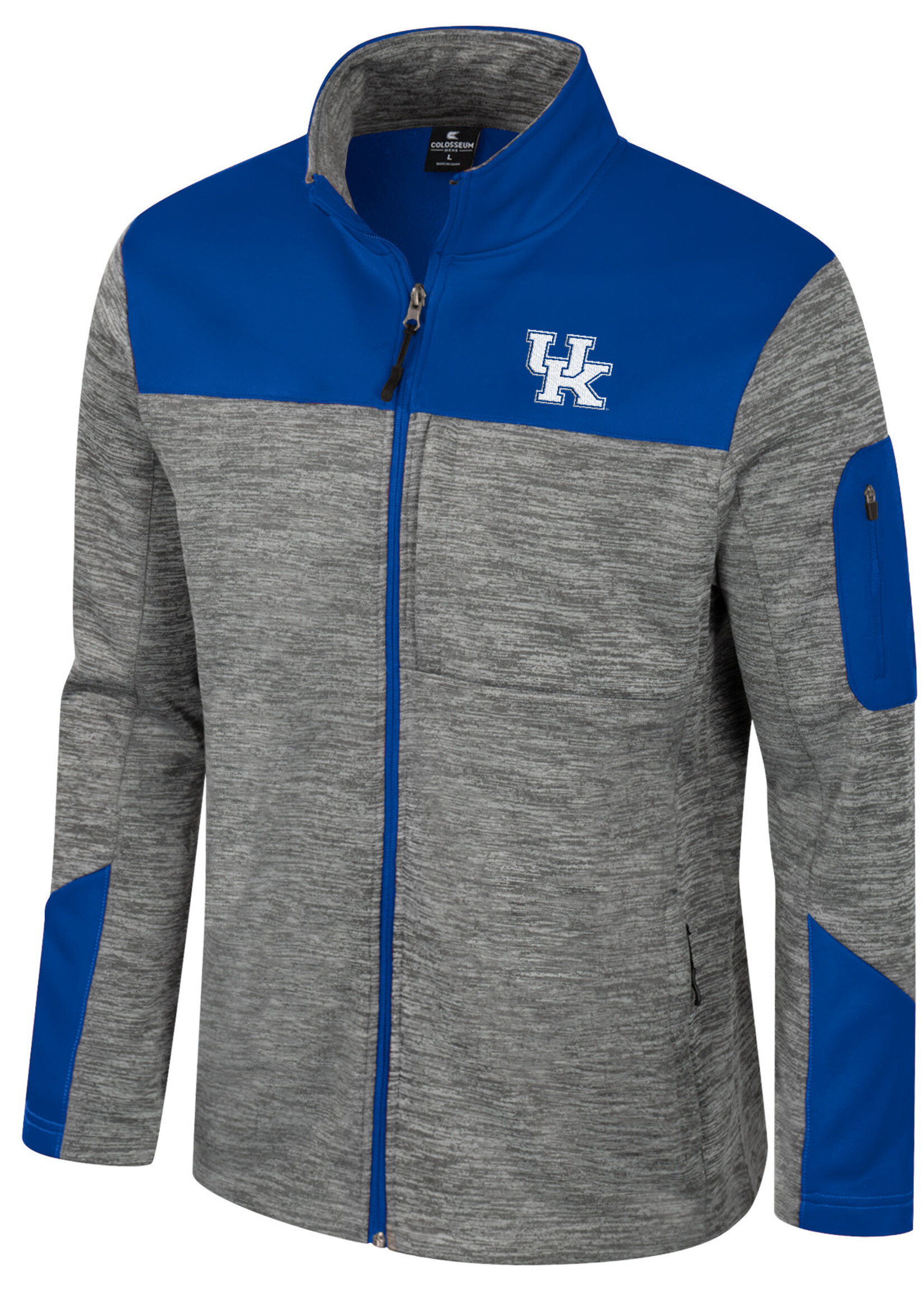 Colosseum Athletics JACKET, FZ, GUARD, GREY/ROYAL, UK