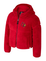Colosseum Athletics JACKET, YOUTH, GIRLS, MAGGIE, RED, UL