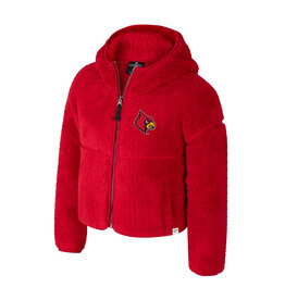 Colosseum Athletics JACKET, YOUTH, GIRLS, MAGGIE, RED, UL