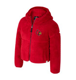 Colosseum Athletics JACKET, YOUTH, GIRLS, MAGGIE, RED, UL