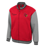 Colosseum Athletics JACKET, VARSITY, AMBI-TUNER, RED/GRAY, UL
