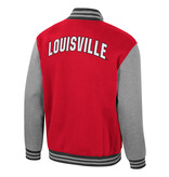 Colosseum Athletics JACKET, VARSITY, AMBI-TUNER, RED/GRAY, UL