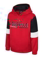 Colosseum Athletics HOODY, YOUTH, DEREK, RED/BLK, UL