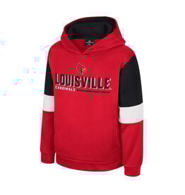Colosseum Athletics HOODY, YOUTH, DEREK, RED/BLK, UL