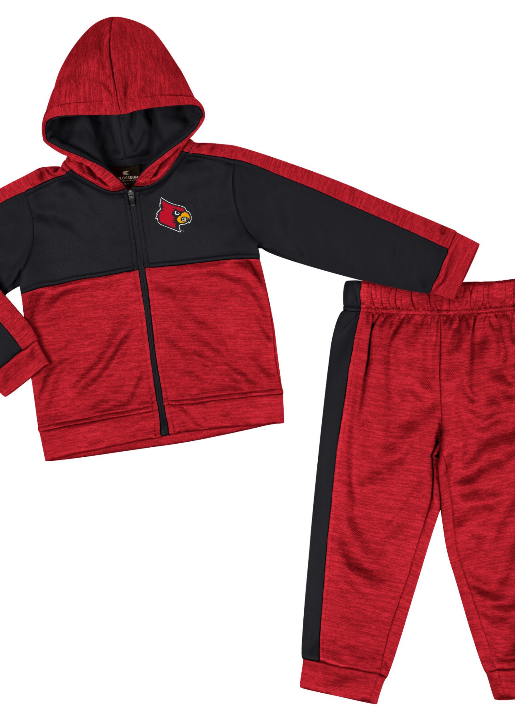 Colosseum Athletics PANT, TODDLER, BRINT, RED/BLK, UL