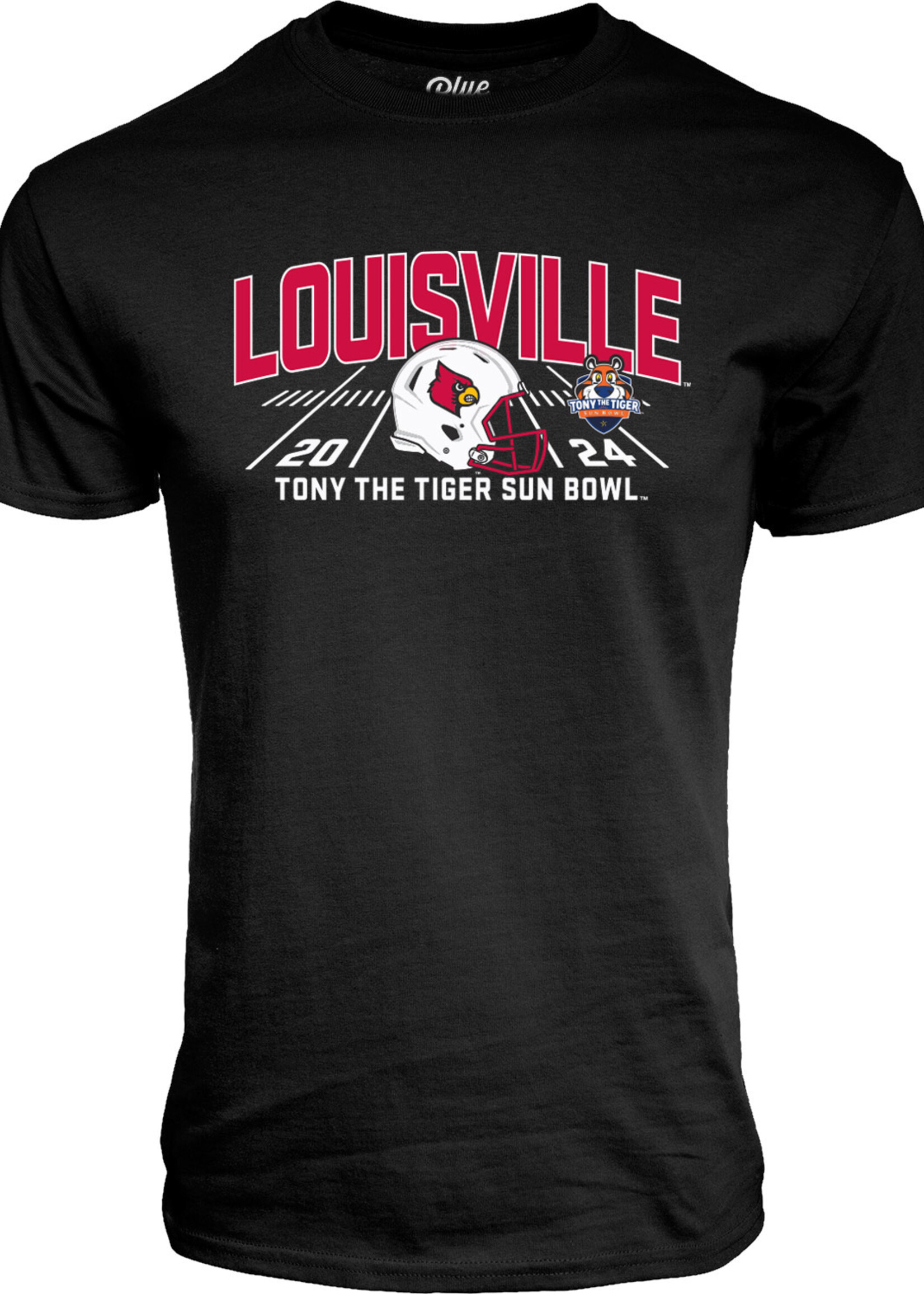 BLUE 84 TEE, SS, BLACK, SUN BOWL, UL