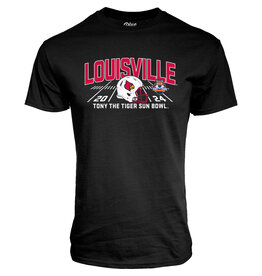 BLUE 84 TEE, SS, BLACK, SUN BOWL, UL