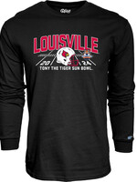 BLUE 84 TEE, LS, BLACK, SUN BOWL, UL