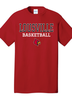TEE, SS, BASKETBALL, HEAD, RED, UL