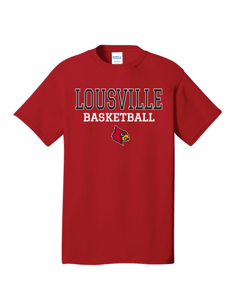 TEE, SS, BASKETBALL, HEAD, RED, UL