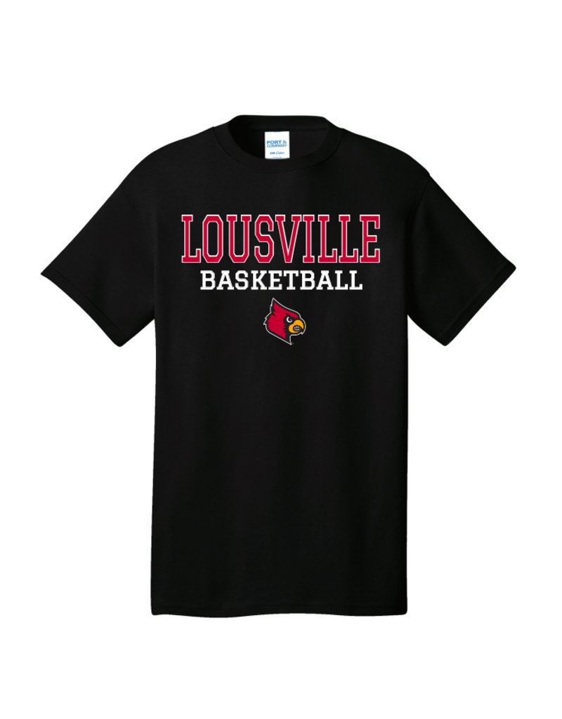 TEE, SS, BASKETBALL, HEAD, BLACK, UL