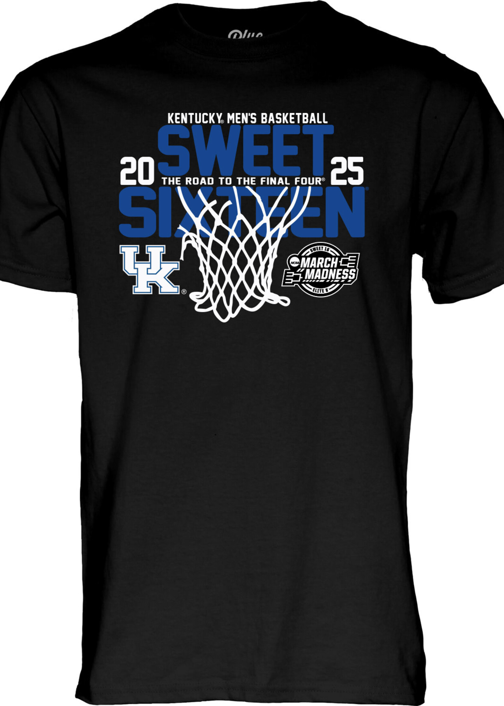 BLUE 84 TEE, SS, SWEET 16, BLACK, UK