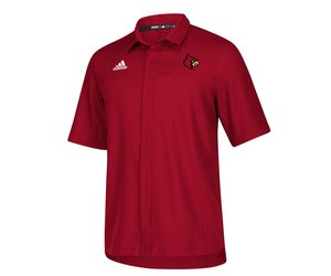 adidas full button polo