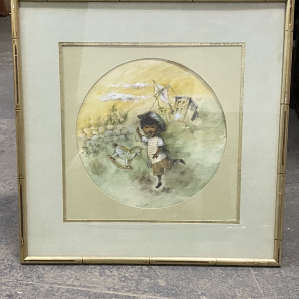 Child Play Portrait- Signed By Violet Hewitt Chandler