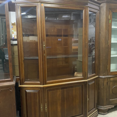 Gold Trimmed Grand Display Cabinet