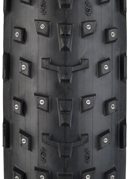 45NORTH 45North Dillinger 4 Tire - 27.5 x 4, Tubeless, Folding, Black, 60tpi, 252 Carbide Steel Studs