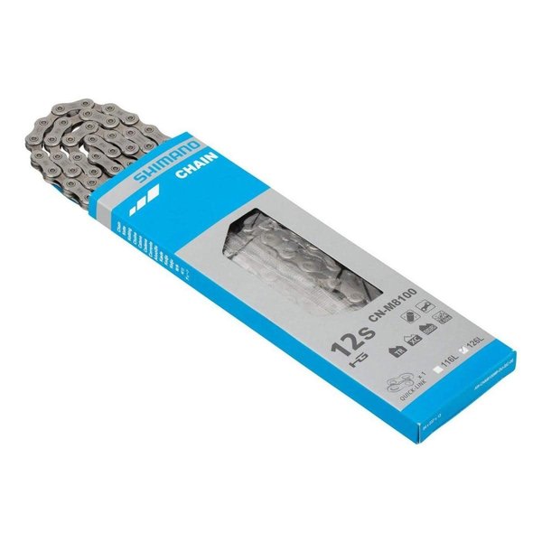 Shimano BICYCLE CHAIN, CN-M8100, DEORE XT, 126LINKS FOR HG 12-S