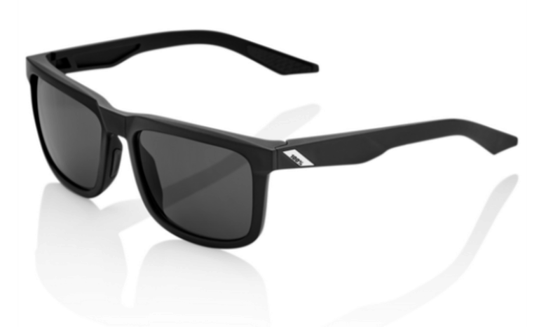 100% Blake - Soft Tact Black - Smoke Lens