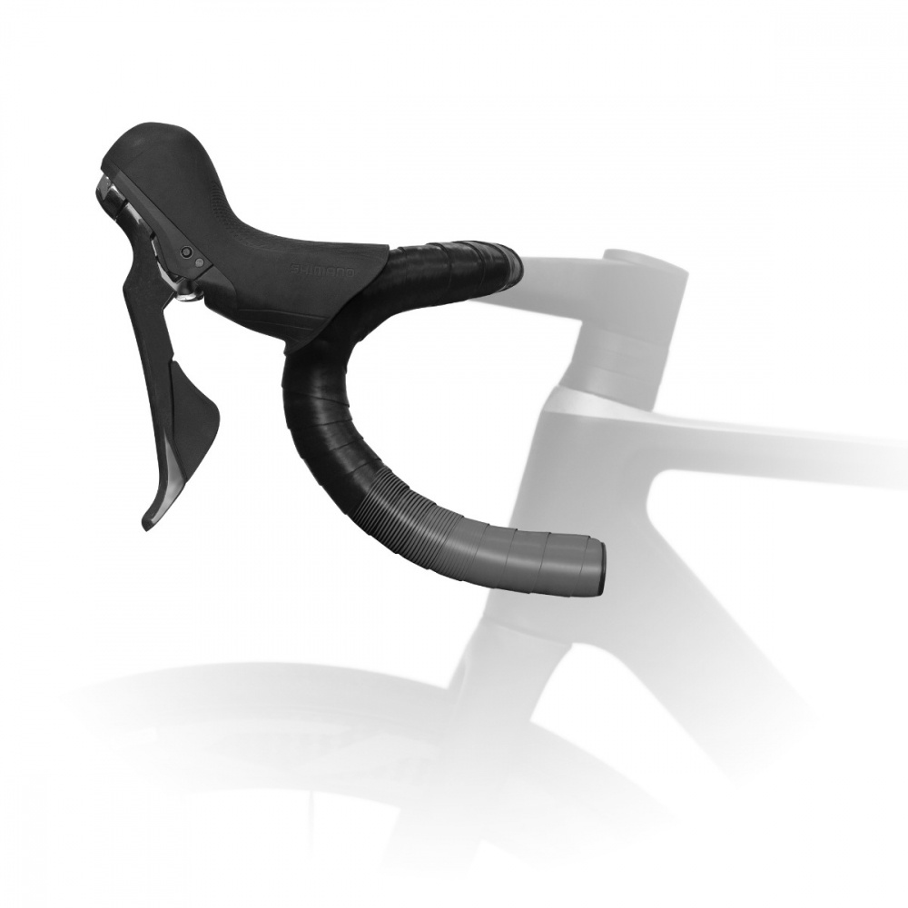 Fizik Vento - 2mm - Microtex - Tacky - BLACK / GREY Bar tape