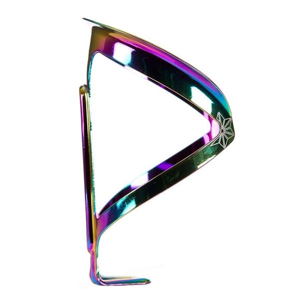 Supacaz Supacaz, Fly Cage Ano, Bottle Cage, Aluminum, Oil Slick, 18g