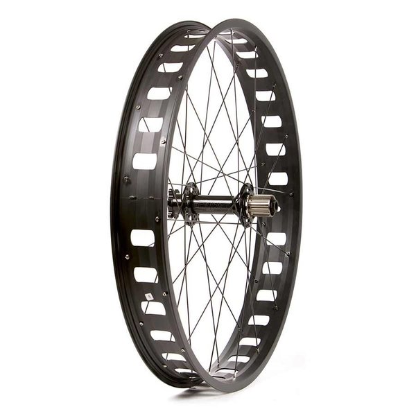 Wheel Shop, Evo JP73 Black/ Novatec D202SB, Wheel, Rear, 26'' / 559, Holes: 32, 12mm TA, 190mm, Disc IS 6-bolt, Shimano HG