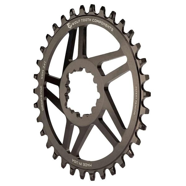 Wolftooth, Direct Mount Sram GXP, 26T Chainring, 9-12sp, BCD: Direct Mount, Aluminum, Black