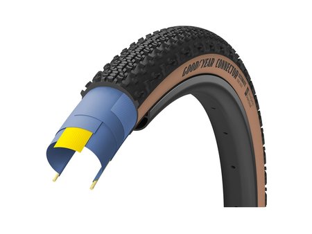 Goodyear TIRE GRAVEL CONNECTOR ULTIMATE TUBELESS COMPLETE 700X35 TAN