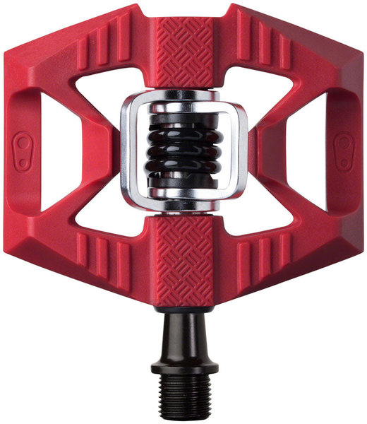 Crank Brothers Doubleshot 1 Red / Black Spring, Pédale combinée Plateforme/Clip