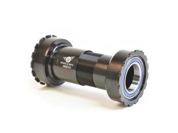 Wheels Manufacturing 386EVO Bottom Bracket - ABEC-3 Bearings For 24mm (Shimano) Cranks Black