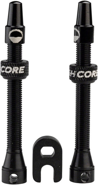 Cushcore Tubeless Valve Stems (2 pack), Black