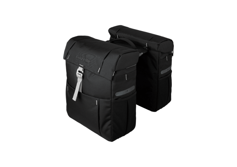 Gazelle Bicycles Double Pannier sac, Noir MIK