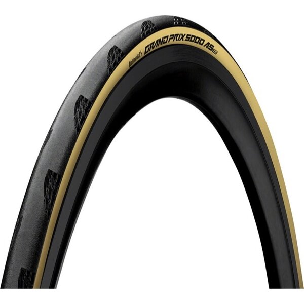 CONTINENTAL Grand Prix 5000 AS TR Tire - Tubeless - Folding - 700 x 28 mm - Black/Cream