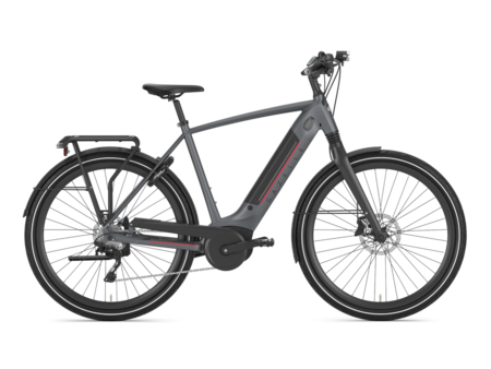 Gazelle Bicycles Ultimate T10 High-Step, Cloud Grey Matte