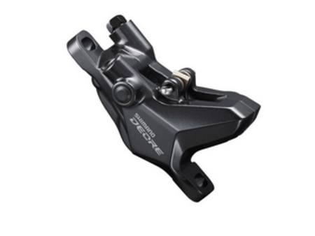 Shimano HYDRAULIC DISC BRAKE, BR-M6100, DEORE, FRONT OR REAR, W/O ADAPTER, W/G04S METAL PAD (W/O FIN)