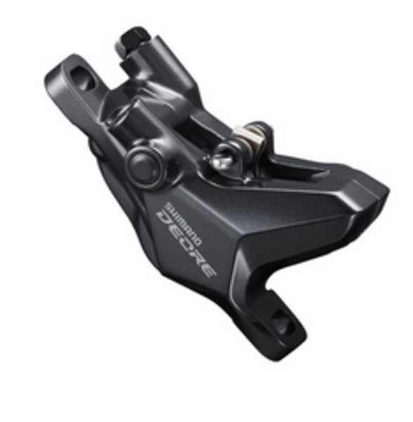 Shimano HYDRAULIC DISC BRAKE, BR-M6100, DEORE, FRONT OR REAR, W/O ADAPTER, W/G04S METAL PAD (W/O FIN)