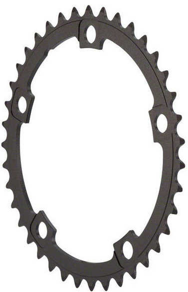 FSA FSA, 39T, 10/11sp., BCD: 130mm, 5 Bolts, Pro Road, Inner Chainring, For Double, Aluminum, Black, 371-0139D