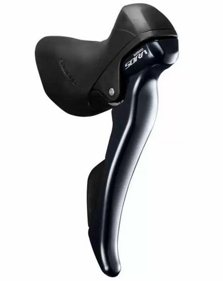 Shimano Shift_Lever SHIFT/BRAKE LEVER, ST-R3000-R, SORA RIGHT, 9-SPEED, W/2100MM SL INNER(PRE-ASSEMBLED)