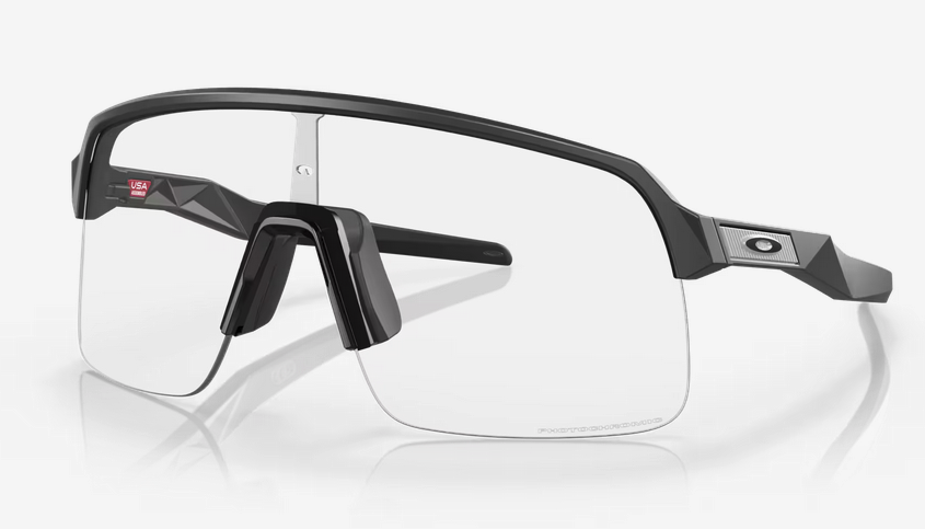 Oakley Sutro Lite Matte Carbon w/ Clear to Black Iridium Photochromic