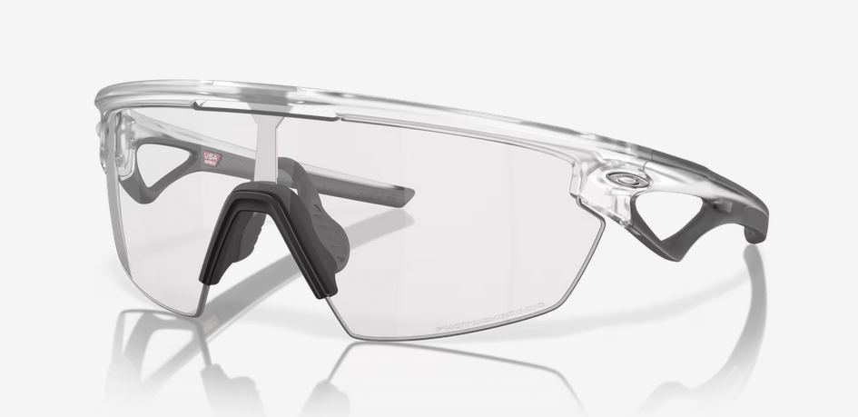Oakley Sphaera Matte Clear w/ Clear to Black Iridium Photochromic