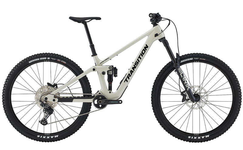 Transition Bikes Sentinel Carbon Deore (Large, Glacier White)