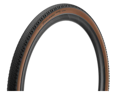 Pirelli Cinturato Gravel H, Gravel Tire, 700x40C, Folding, Tubeless Ready, SpeedGrip, 127TPI, Tanwall