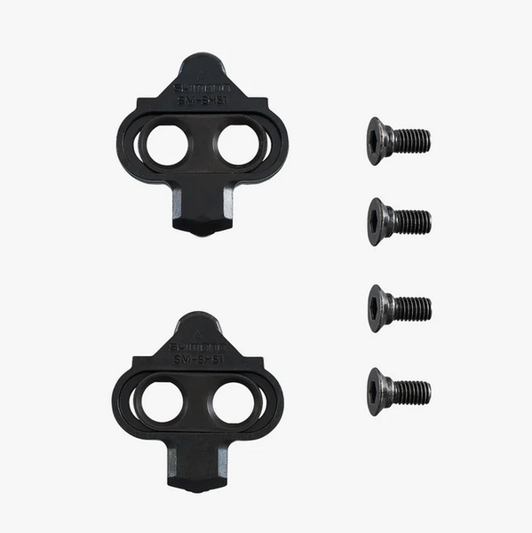Shimano SM-SH51 SPD CLEAT SET (PAIR) SINGLE RELEASE W/ CLEAT NUT